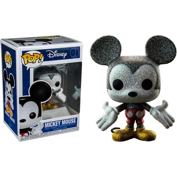 Funko Mickey Mouse Diamond Glitter US Exclusive Pop! Vinyl 5 Funko Mickey Mouse Diamond Glitter US Exclusive Pop! Vinyl