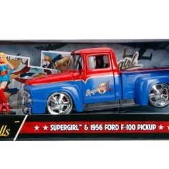 Gametraders Rouse Hill Collectables DC Bombshells - Supergirl 1956 Ford F100 1:24 Scale Hollywood Ride