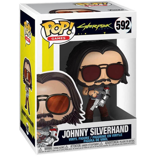 Gametraders Rouse Hill Cyberpunk 2077 - Johnny Silverhand With Guns Pop! Vinyl Pop Vinyls 4 Gametraders Rouse Hill Cyberpunk 2077 - Johnny Silverhand With Guns Pop! Vinyl Pop Vinyls