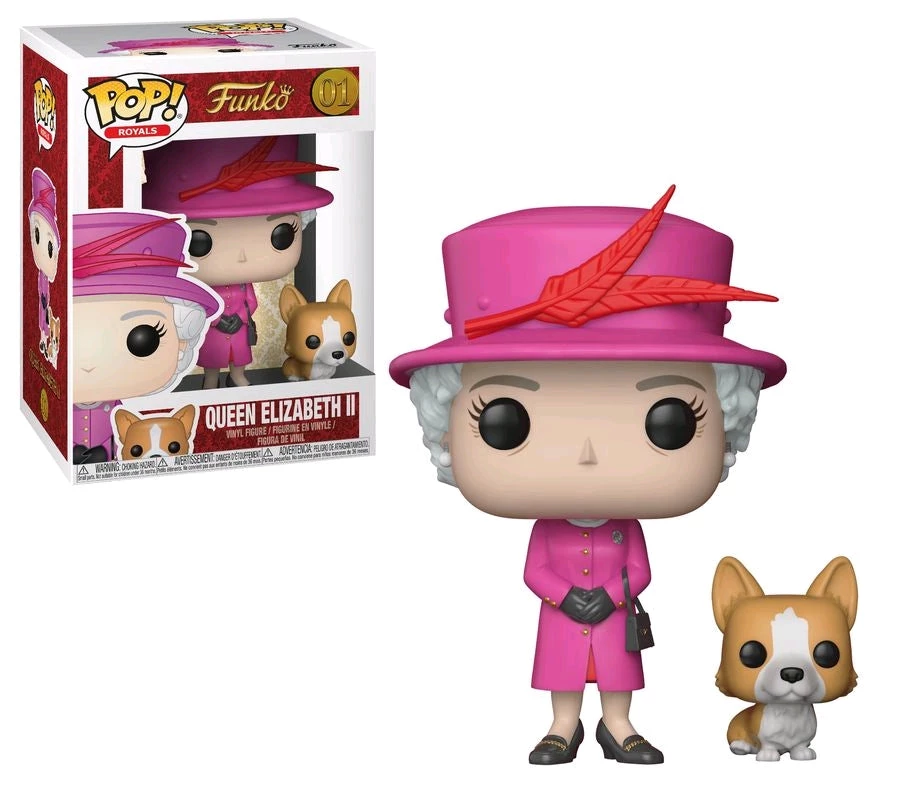 Funko Pop Vinyls Royal Family - Queen Elizabeth II Pop Vinyl 5 Funko Pop Vinyls Royal Family - Queen Elizabeth II Pop Vinyl