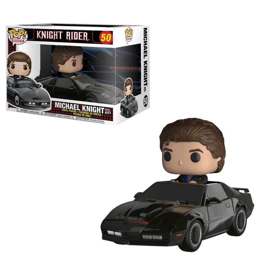 Funko Knight Rider - Michael Knight With KITT Pop! Ride 6 Funko Knight Rider - Michael Knight With KITT Pop! Ride