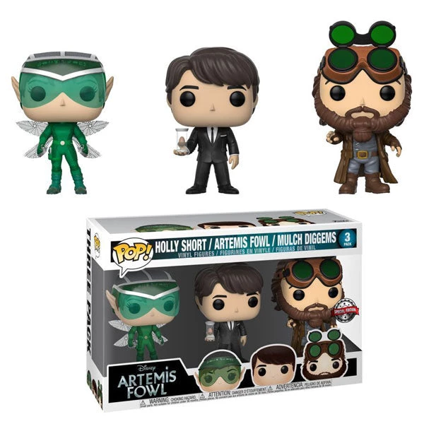 Gametraders Rouse Hill Artemis Fowl - Artemis Fowl Mulch Diggems & Holly Short US Exclusive Pop! Vinyl 3-pack 3 Gametraders Rouse Hill Artemis Fowl - Artemis Fowl Mulch Diggems & Holly Short US Exclusive Pop! Vinyl 3-pack
