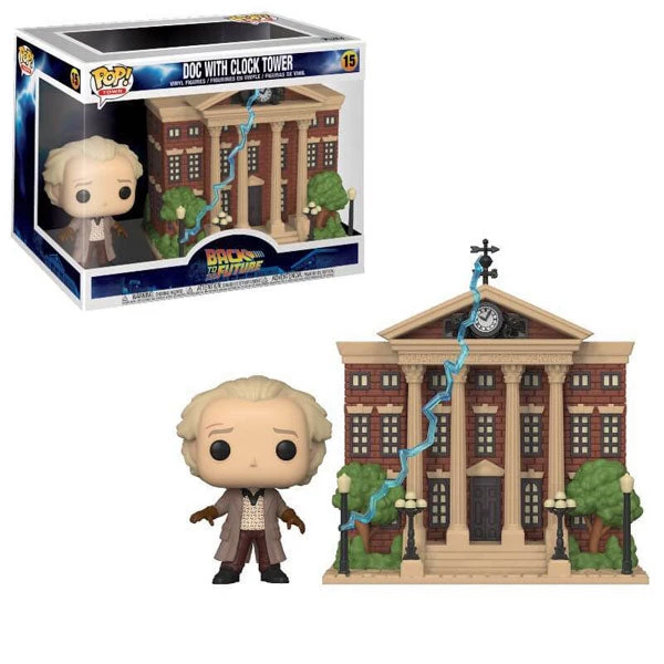 Gametraders Rouse Hill Pop Vinyls Back To The Future - Doc With Clock Tower Pop! Town 6 Gametraders Rouse Hill Pop Vinyls Back To The Future - Doc With Clock Tower Pop! Town