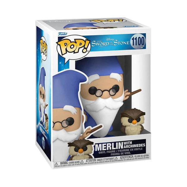 Gametraders Rouse Hill The Sword In The Stone - Merlin With Archimedes Pop! Vinyl 4 Gametraders Rouse Hill The Sword In The Stone - Merlin With Archimedes Pop! Vinyl