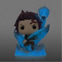 Gametraders Rouse Hill Pop Vinyls Demon Slayer - Tanjiro With Dragon US Exclusive Glow Translucent Pop! Vinyl