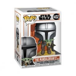 Gametraders Rouse Hill Pop Vinyls Star Wars: The Mandalorian - Mandalorian With The Child Jetpack Flying Pop! Vinyl 6 Gametraders Rouse Hill Pop Vinyls Star Wars: The Mandalorian - Mandalorian With The Child Jetpack Flying Pop! Vinyl