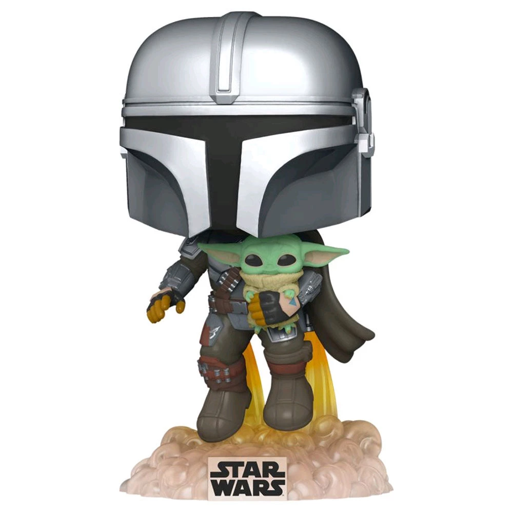 Gametraders Rouse Hill Pop Vinyls Star Wars: The Mandalorian - Mandalorian With The Child Jetpack Flying Pop! Vinyl 3 Gametraders Rouse Hill Pop Vinyls Star Wars: The Mandalorian - Mandalorian With The Child Jetpack Flying Pop! Vinyl