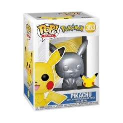 Gametraders Rouse Hill Pop Vinyls Pokemon - Pikachu Silver Metallic Pop! Vinyl