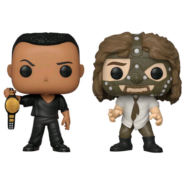 Gametraders Rouse Hill WWE - The Rock Vs Mankind US Exclusive Pop! Vinyl 2-pack Pop Vinyls 5 Gametraders Rouse Hill WWE - The Rock Vs Mankind US Exclusive Pop! Vinyl 2-pack Pop Vinyls