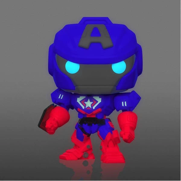 Gametraders Rouse Hill Pop Vinyls Captain America - Marvel Mech Glow US Exclusive Pop! Vinyl 3 Gametraders Rouse Hill Pop Vinyls Captain America - Marvel Mech Glow US Exclusive Pop! Vinyl