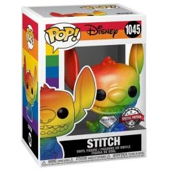 Gametraders Rouse Hill Lilo & Stitch - Stitch Rainbow Pride Diamond Glitter US Exclusive Pop! Vinyl