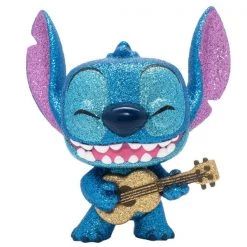 Gametraders Rouse Hill Lilo & Stitch - Stitch With Ukelele Diamond Glitter US Exclusive Pop! Vinyl