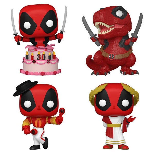 Gametraders Rouse Hill Deadpool - 30th Anniversary US Exclusive Pop! Vinyl 4-pack 5 Gametraders Rouse Hill Deadpool - 30th Anniversary US Exclusive Pop! Vinyl 4-pack