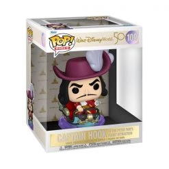 Gametraders Rouse Hill Disney World - Captain Hook At Pan's Flight Attraction 50th Anniversary Pop! Ride