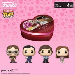 Gametraders Rouse Hill The Office - Valentines Day US Exclusive Pocket Pop! 4-pack