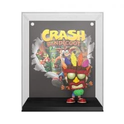 Gametraders Rouse Hill Crash Bandicoot - Crash With Aku Aku Mask US Exclusive Pop! Cover Pop Vinyls