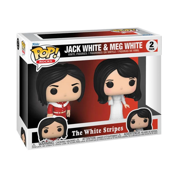Gametraders Rouse Hill Pop Vinyls The White Stripes - Jack White & Meg White Pop! Vinyl 2-Pack 4 Gametraders Rouse Hill Pop Vinyls The White Stripes - Jack White & Meg White Pop! Vinyl 2-Pack