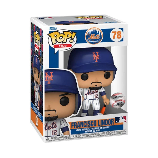 Gametraders Rouse Hill MLB: Mets - Francisco Lindor (Home Jersey) Pop! Vinyl 4 Gametraders Rouse Hill MLB: Mets - Francisco Lindor (Home Jersey) Pop! Vinyl