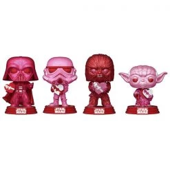 Gametraders Rouse Hill Star Wars - Valentine US Exclusive Diamond Glitter Pop! Vinyl 4-Pack Pop Vinyls