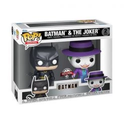 Gametraders Rouse Hill Pop Vinyls Batman (1989) - Batman & The Joker Metallic US Exclusive Pop! 2-pack