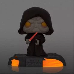 Gametraders Rouse Hill Star Wars - Red Saber Series: Darth Sidious Glow US Exclusive Pop! Deluxe Pop Vinyls