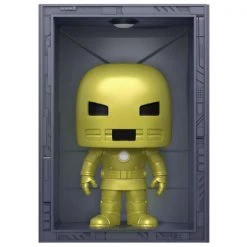 Gametraders Rouse Hill Pop Vinyls Marvel Comics - Hall Of Armor Iron Man Model I Golden Armor Metallic US Exclusive Pop! Deluxe