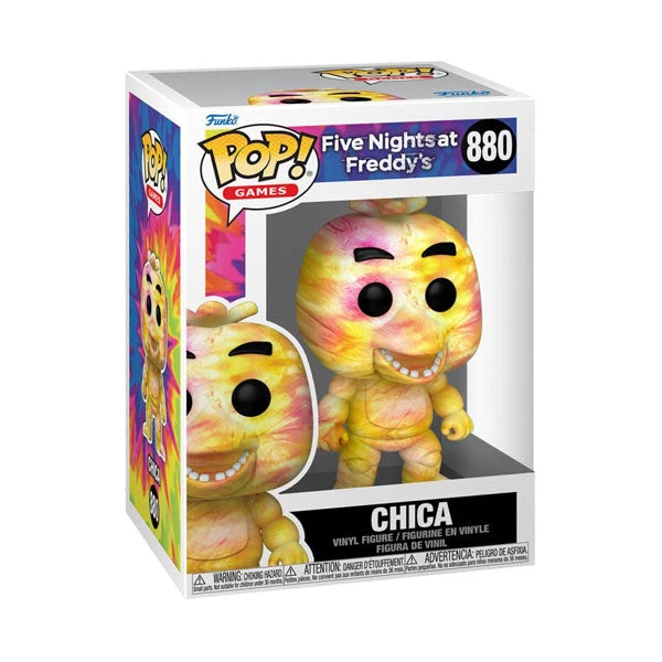 Gametraders Rouse Hill Pop Vinyls Five Nights At Freddy's - Chica Tie Dye Pop! Vinyl 4 Gametraders Rouse Hill Pop Vinyls Five Nights At Freddy's - Chica Tie Dye Pop! Vinyl
