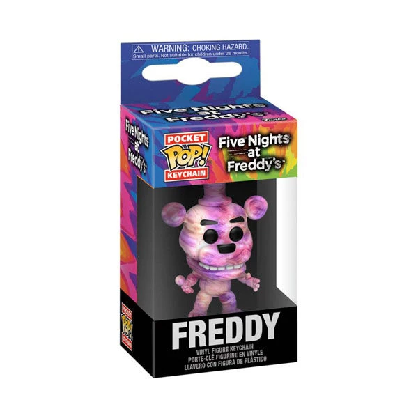 Gametraders Rouse Hill Five Nights At Freddy's - Freddy Tie Dye Pocket Pop! Keychain Pop Vinyls 4 Gametraders Rouse Hill Five Nights At Freddy's - Freddy Tie Dye Pocket Pop! Keychain Pop Vinyls