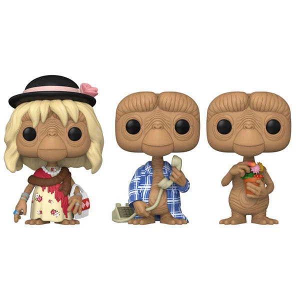 Gametraders Rouse Hill E.T. The Extra-Terrestrial - E.T. In Disguise, In Robe & With Flowers US Exclusive Pop! 3-Pack Pop Vinyls 5 Gametraders Rouse Hill E.T. The Extra-Terrestrial - E.T. In Disguise, In Robe & With Flowers US Exclusive Pop! 3-Pack Pop Vinyls