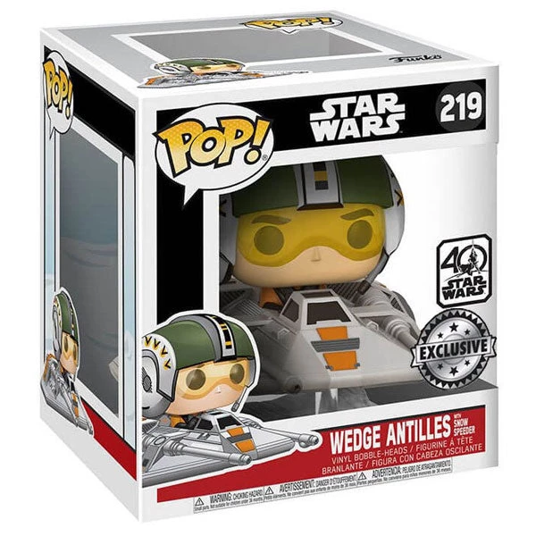 Funko Star Wars Wedge Antilles Snowspeed Pop! Ride Pop Vinyls 4 Funko Star Wars Wedge Antilles Snowspeed Pop! Ride Pop Vinyls