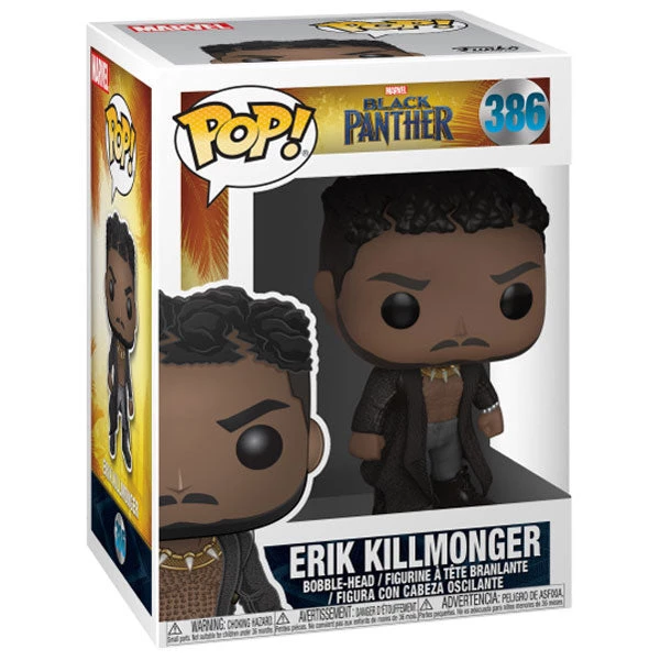 Funko Black Panther - Erik Killmonger With Scars Pop Vinyl Pop Vinyls 4 Funko Black Panther - Erik Killmonger With Scars Pop Vinyl Pop Vinyls