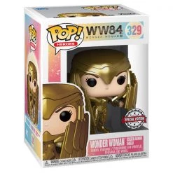 Gametraders Rouse Hill Pop Vinyls Wonder Woman: 1984 - Wonder Woman Gold Shield Pose US Exclusive Pop! Vinyl