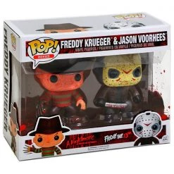 Funko Pop Vinyls Freddy Vs Jason - Freddy Krueger & Jason Voorhees Bloody US Exclusive Pop! Vinyl 2-Pack