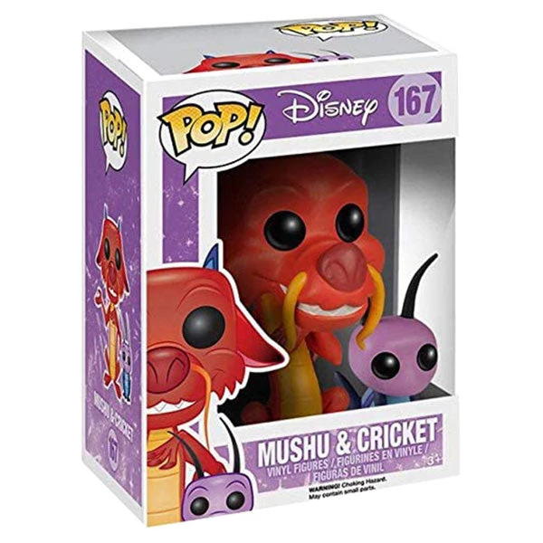 Funko Mulan - Mushu And Cricket Pop! Vinyl Pop Vinyls 4 Funko Mulan - Mushu And Cricket Pop! Vinyl Pop Vinyls