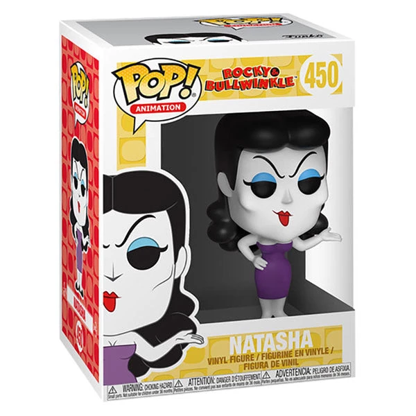 Gametraders Rouse Hill Pop Vinyls Rocky And Bullwinkle - Natasha Pop! Vinyl 4 Gametraders Rouse Hill Pop Vinyls Rocky And Bullwinkle - Natasha Pop! Vinyl