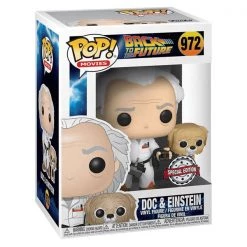 Gametraders Rouse Hill Pop Vinyls Back To The Future - Doc With Einstein US Exclusive Pop! Vinyl