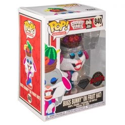Gametraders Rouse Hill Looney Tunes - Bugs Fruit Hat Diamond Glitter US Exclusive Pop! Vinyl Pop Vinyls