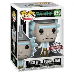 Gametraders Rouse Hill Rick And Morty - Rick With Funnel Hat US Exclusive Pop! Vinyl