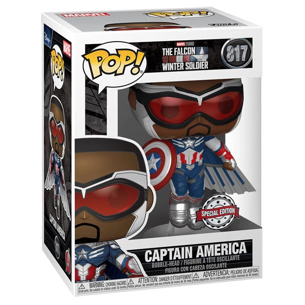 Gametraders Rouse Hill The Falcon And The Winter Soldier - Captain America Flying US Exclusive Pop! Vinyl 4 Gametraders Rouse Hill The Falcon And The Winter Soldier - Captain America Flying US Exclusive Pop! Vinyl