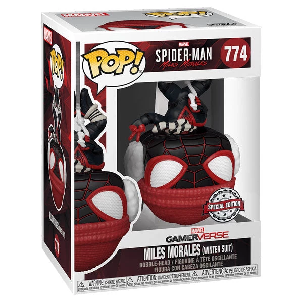 Gametraders Rouse Hill Pop Vinyls Marvels Spider-Man: Miles Morales - Winter Suit Hanging US Exclusive Pop! Vinyl 4 Gametraders Rouse Hill Pop Vinyls Marvels Spider-Man: Miles Morales - Winter Suit Hanging US Exclusive Pop! Vinyl
