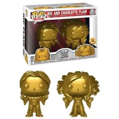 Gametraders Rouse Hill WWE - Ric And Charlotte Flair Gold US Exclusive Pop! Vinyl 2-pack Pop Vinyls