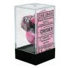 Gametraders Rouse Hill Gemini Polyhedral Black-Pinkwhite 7-Die 2 Gametraders Rouse Hill Gemini Polyhedral Black-Pinkwhite 7-Die