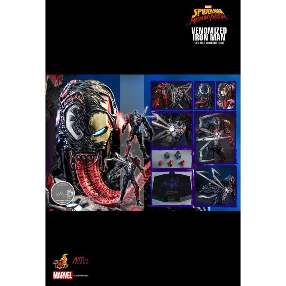 Gametraders Rouse Hill Collectables Venom - Venomized Iron Man 1:6 Scale 12" Action Figure 9 Gametraders Rouse Hill Collectables Venom - Venomized Iron Man 1:6 Scale 12" Action Figure