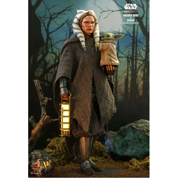 Gametraders Rouse Hill Collectables Star Wars: The Mandalorian - Ahsoka Tano And Grogu 1:6 Scale 12" Action Figure Set 3 Gametraders Rouse Hill Collectables Star Wars: The Mandalorian - Ahsoka Tano And Grogu 1:6 Scale 12" Action Figure Set