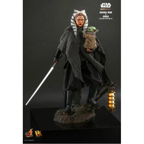 Gametraders Rouse Hill Collectables Star Wars: The Mandalorian - Ahsoka Tano And Grogu 1:6 Scale 12" Action Figure Set 4 Gametraders Rouse Hill Collectables Star Wars: The Mandalorian - Ahsoka Tano And Grogu 1:6 Scale 12" Action Figure Set