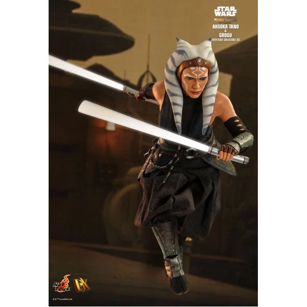 Gametraders Rouse Hill Collectables Star Wars: The Mandalorian - Ahsoka Tano And Grogu 1:6 Scale 12" Action Figure Set 6 Gametraders Rouse Hill Collectables Star Wars: The Mandalorian - Ahsoka Tano And Grogu 1:6 Scale 12" Action Figure Set