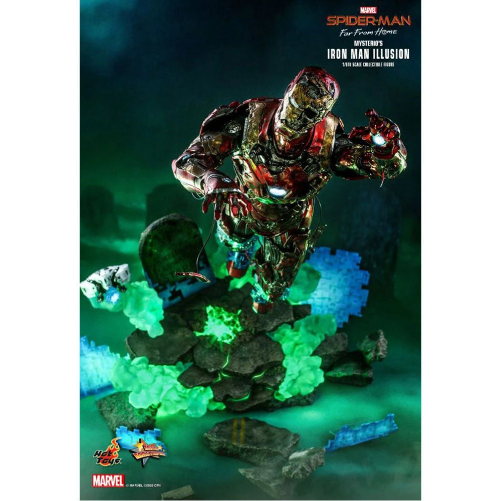 Gametraders Rouse Hill Spiderman: Far From Home - Mysterios Iron ManIllusion 1:6 Scale 12" Action Figure Collectables 5 Gametraders Rouse Hill Spiderman: Far From Home - Mysterios Iron ManIllusion 1:6 Scale 12" Action Figure Collectables