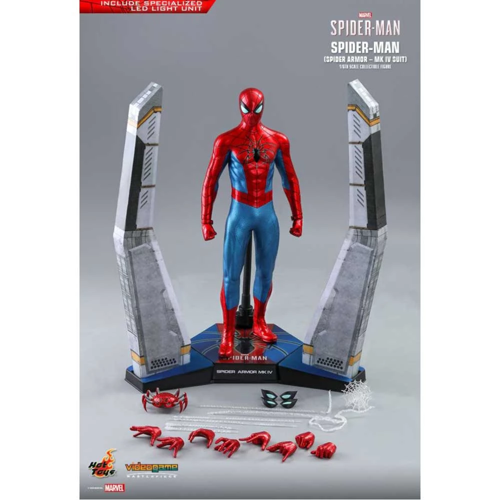 Gametraders Blacktown SpiderMan (Video Game 2019) - Spider Armor Mark IV 1:6 Scale 12" Action Figure Collectables 13 Gametraders Blacktown SpiderMan (Video Game 2019) - Spider Armor Mark IV 1:6 Scale 12" Action Figure Collectables