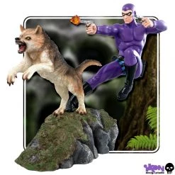 Gametraders Blacktown The Phantom - Phantom And Devil Purple Suit Statue Collectables