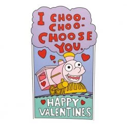 Gametraders Rouse Hill The Simpsons - I Choo Choo Choose You Replica Valentine's Day Card Collectables
